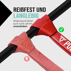 Fitness bands resistance bands from Pullup &amp; Dip with bag and free exercise instructions - pull-up band resistance band pull-up resistance band - fitness band pull-up aid in EXTRA Light (red)