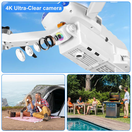 Drone with 1080P HD Camera for Kids, WiFi FPV Drone for Beginners, RC Quadcopter with 2 Batteries, Gravity Sensor, 3D Flip Mode, One-Button Takeoff/Landing, Altitude Hold Mode, Headless Mode