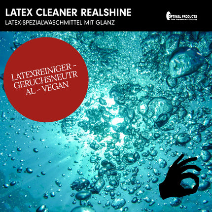 Optimal Products Special Latex Cleaner 1 LI Latex Care Detergent with Shine | Odorless Latex Cleaner Vegan | Special Detergent for Latex Clothing | Also Cleaner for Rubber and Artificial Leather