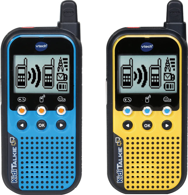 VTech KidiTalkie – 4-in-1 children's walkie-talkie with LCD display, games, voice changer, emojis and much more – For children aged 4-12