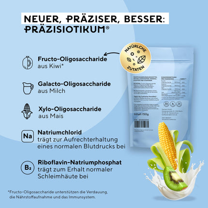 fairment Präzisiotikum® - Premium Fiber Complex | Easy to use | Developed with experts | No additives | Lactose-free, gluten-free | 30-day supply | 150g fiber powder