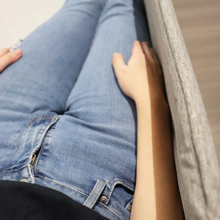 KMINA - Bed rail fall protection foldable 90 to 180 cm, adjustable stand-up aid bed seniors, foldable adults