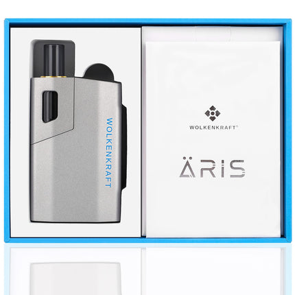 WOLKENKRAFT ÄRiS ULTRA Premium Vaporizer - USB-C | Titanium Chamber | Temperature 100-220 °C | Operating Timer 3-7 Min. | ECA Convection Technology *Gun Metal*