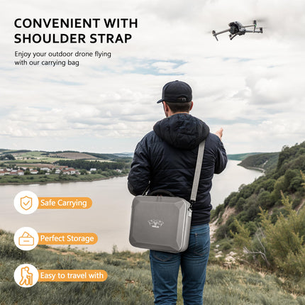 STARTRC Air 3S Carrying Case, Portable Travel Bag, Carrying Case for DJI Air 3S Fly More Combo, RC2/RC/RC-N3/N2 Controller Storage for DJI Air 3S Accessories, Battery Charging Hub