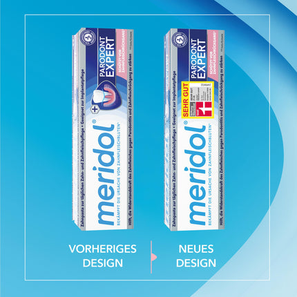 meridol Toothpaste Parodont Expert 75 ml - Toothpaste has an antibacterial effect and supports the natural healing process of the gums
