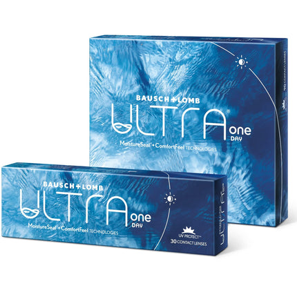 Bausch + Lomb ULTRA ONE DAY, spherical daily lenses, premium soft contact lenses, 30 pieces, / BC 8.6 mm / DIA 14.2 / -4.25 diopters