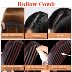 Nogeqi 3 Pack Lice Comb Stainless Steel, Dandruff Comb Nits Comb Extra Fine, Dandruff Scalp Comb, Dandruff Comb Scalp Comb Cat Comb Dog Comb Scab Comb for People Clean Scalp Adults