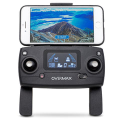 OVERMAX X-Bee 9.5 FOLD RC Remote-Controlled Drone with 4K Camera, FPV WiFi Live, Class C0, GPS, Range 600m, Battery 1820 mAh, Flight Time up to 22 min, Speed ​​up to 40 km/h, LEDs
