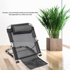 ZJchao Adjustable Lifting Bed Backrest, 6 Gears Adjustable Lifting Bed Backrest Foldable Bed Backrest with Pillow Book Pillow Reading Pillow Seating Aid for Seniors Patient Care