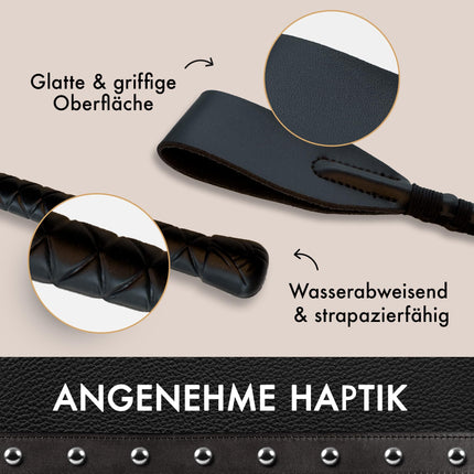 Liebesfreunde® whip for hot BDSM adventures I SM crop sex toy extremely hard for women and men I riding crop sex toy for couples