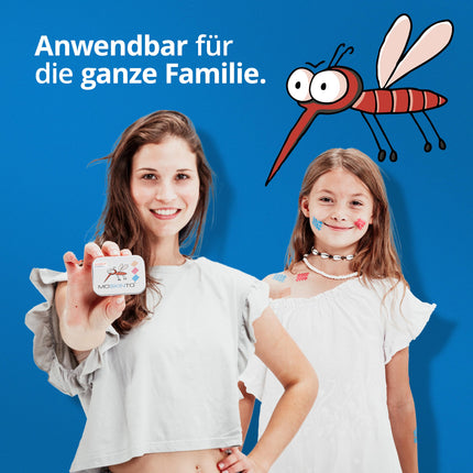 Moskinto 42 Mosquito Plasters, Mosquito Bite, Mosquitoes, Alternative to Heat Pen, for Children and Adults, Mosquitoes, Bite Healer, Itching, Family Box