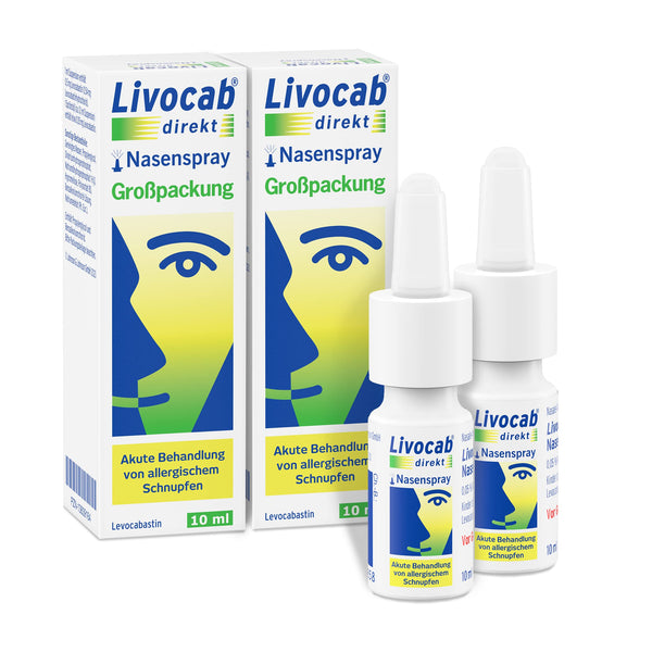 Livocab direct nasal spray twin pack