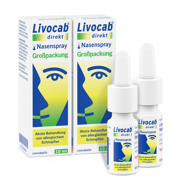 Livocab direct nasal spray twin pack