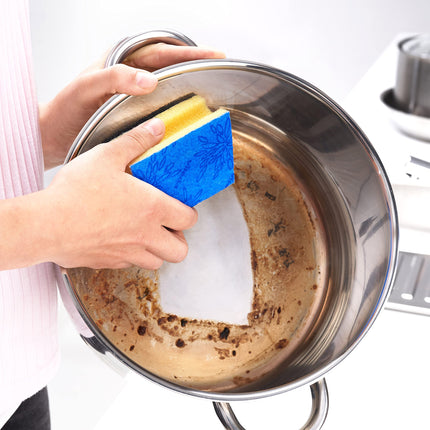 Vileda Scourer, Foam, Blue, Pack of 9