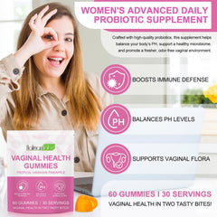 Premium Feminine Balance Gummies - Hawaiian Pineapple - PH Balance - Gummies for women of all ages, support for women's health and wellness - immune support - vegan and gluten-free