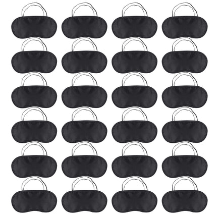 24 Pack Sleep Mask for Side Sleepers, Ultra-Soft Eye Mask Sleep Masks, Light-Blocking Blindfold for Sleeping with Adjustable Strap for Men, Women, Kids