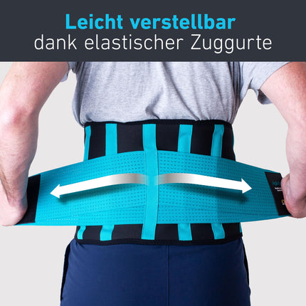 Back Brace Back Support Belt for Men and Women - Back Strap to Relieve Back Pain, Prevent Injury + Stabilize the Lumbar Spine - Large by Clever Yellow