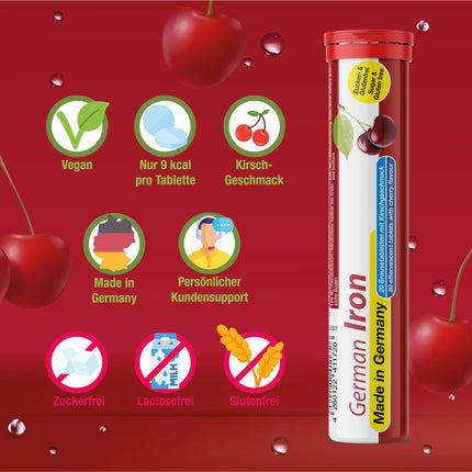 Effervescent Tablets Assortment Mix T&amp;D Pharma - 7x20 = 140 German Effervescent Tablets - Vitamins and minerals in fruity flavors - Made in Germany
