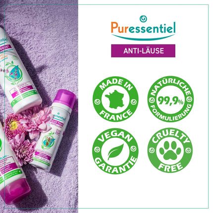 Puressentiel - Anti-Lice - Head Lice Repellent Spray - Head Lice &amp; Nits - Keeps lice away and prevents infestation - Active ingredient 100% natural origin - 75 ml