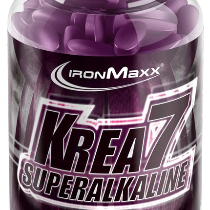 Krea7 Superalkaline Creatine Tablets 180 pcs. - 1590mg creatine per tablet, with a high-dose 7-component formula, vegan &amp; sugar-free creatine