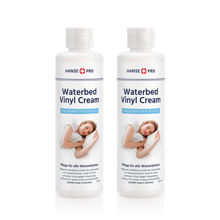 Hanse Pro Waterbed Vinyl Cream (2 x 250 ml) | Waterbed Care | Waterbed Accessories | Suitable for all waterbeds