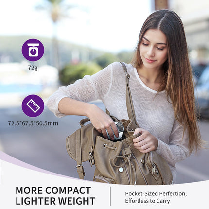FEELLIFE Nebulizer, Quiet Nebulizer for Adults and Children, 3 Adjustable Modes, Ultralight Hands-Free Nebulizer, Nebulizer for Home and Travel, Rechargeable Battery