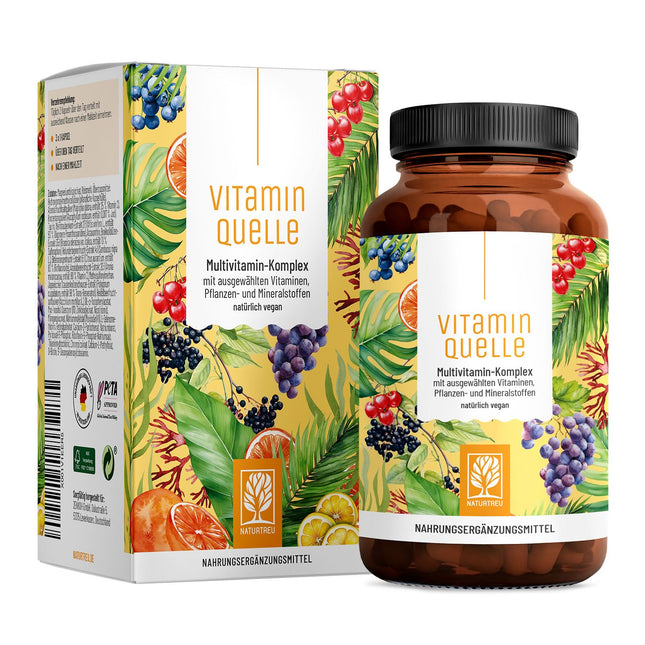 All in One Multivitamin &amp; Mineral Complex - 35 valuable AZ vitamins and minerals - Multi-vitamin capsules with high dosage - Vegan and without unnecessary additives