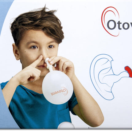 OTOVENT Nasal Balloon System 1 nosepiece + 5 air membranes, for the treatment of middle ear pressure, pressure equalization earplugs airplane