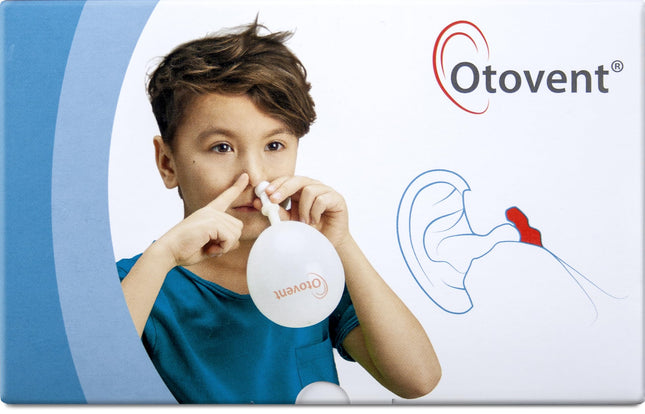 OTOVENT Nasal Balloon System 1 nosepiece + 5 air membranes, for the treatment of middle ear pressure, pressure equalization earplugs airplane