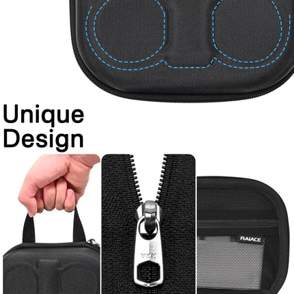 RAIACE Hard Carrying Case Compatible with DJI Neo Fly More Combo and Accessory Bag. - Black