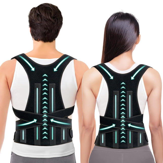 Back Straightener, Posture Corrector for Women and Men, Posture Corrector to Relieve Upper and Lower Back Pain, Adjustable Full Backrest for Women and Men (XL)