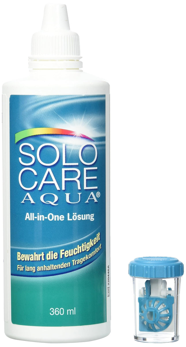 Solocare Aqua Care System Pack (4 x 360ml) for soft contact lenses | 360 ml (4-pack)