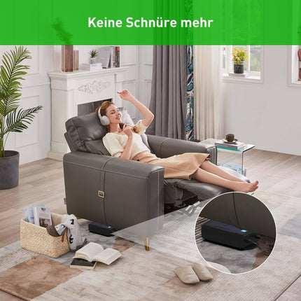 sevkumz Rechargeable Battery for Recliner Furniture - 2500mAh Power Pack for Recliner Chairs, Lift Chairs, and Sofas - Suitable for Okin, Limoss, Berkline - Wireless Design with LED Charging Indicator