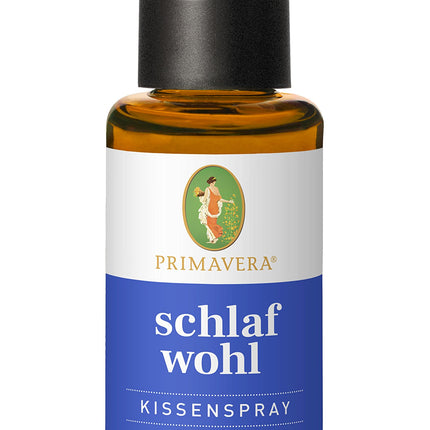 PRIMAVERA Sleep Well Pillow Spray organic 30 ml - Textile and room fragrance with lavender, vanilla, and neroli - aromatherapy - soothing - vegan