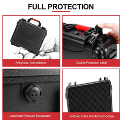 Uvafly Avata 2 Hard Case, Waterproof Bag for DJI Avata 2 Fly More Combo Drone, Travel Storage Bag for RC Motion 3, FPV Remote Controller 3 Accessories (Fit Goggles 3)
