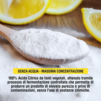 VITATIV - Citric acid, anhydrous, 100% pure – 500 g – Food grade – Preservative ideal for pastries and cooking – Acidifier in powder form for drinks and jams