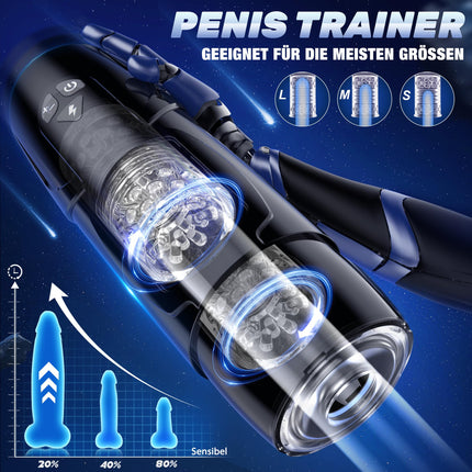 Pangpangmi Electric Masturbator Masturbating for Men, Sex Toy for Men with 7 Modes Telescopic Function and Rotating, Masturbators Pocket Pussy Sex Machine Machines &amp; Devices