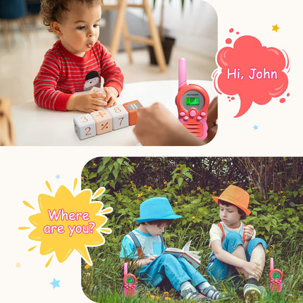 Walkie Talkies for Kids Boys Girls Toys Birthday Gifts Presents – Walky Talky Kids Long Range PMR Two Way Radio