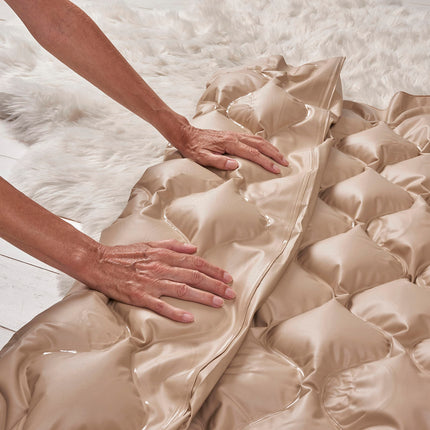 Sanico Anti-Decubitus Mattress - European Brand, Inflatable &amp; with End Flaps - Mattress Topper with 135 kg Load Capacity - Decubitus Relief, Skin Protection, High Sleep Quality - Motorless