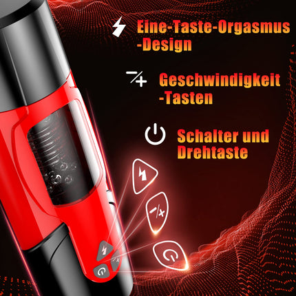 Honeyexp Electric Masturbator Man Hands-Free Cup with 7 Modes Telescopic and Rotation, Sex Toys for Men, Masturbation for Men, Pocket Pussy Masturbators Sex Machine Machines &amp; Devices
