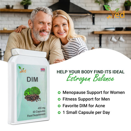DIM 455 mg per serving 60 capsules (60-day supply)