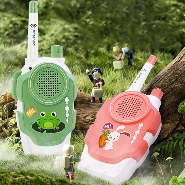 XUBX Walkie Talkies for Children, 300m Range, Set of 2, Children's Walkie Talkie, Toy for Indoor Outdoor Activity Stem, Radio Children for 3-12 Years Gift, Clear Voice for Adventure, Hiking