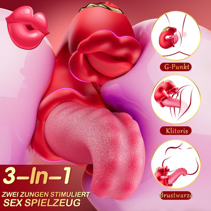 Vibration for women tongue vibrator, sex toy for women 3 in 1 vibrator sets for women clitoris with 10 swing mode sex toys, sex toys for women solo vibrators sex toyset for woman