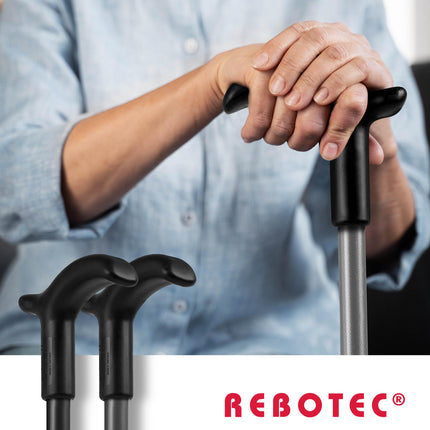 Rebotec Simplex walking stick with Fritz handle