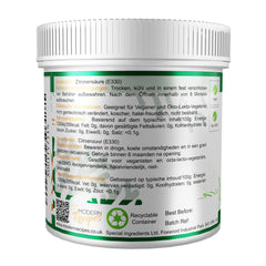 Special Ingredients Citric Acid 500g Pure Food Grade 100% Pure Powder (German Labels and Instructions)