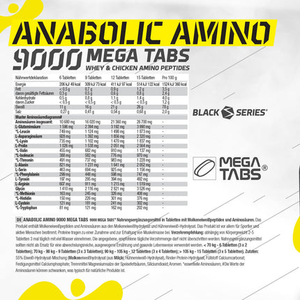 Olimp Anabolic Amino 9000 Mega Tabs, 300 tablets