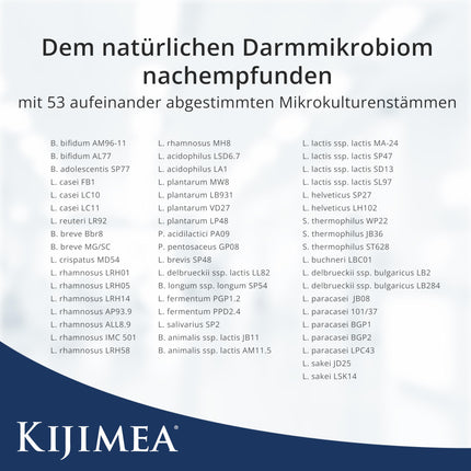 Kijimea® K53 Advance – High-Dose Intestinal Bacteria Capsules | 53 Selected Microculture Strains from the Intestinal Flora | with Biotin | &gt;500 Billion CFU per Pack | Lactose-Free | Gluten-Free - 28 Capsules