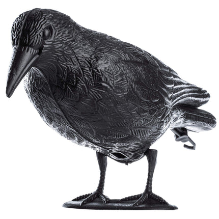 KADAX Black Raven, pigeon repellent and pigeon deterrent made of plastic, bird repellent, natural pest control, protection against annoying birds