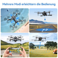 HYTOBP M°max Drone with 1080P Camera for Adults, Drones for Kids Brushless Motor, RC Drone, 3 Batteries, 5G WiFi, Altitude Hold, One-Button Takeoff/Landing, Headless Mode, 3D Flip