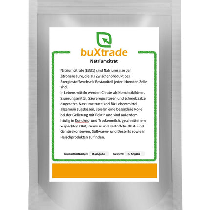 Sodium citrate E331 TNC Trisodium citrate pure Salt of citric acid Lemon VARIOUS SIZES